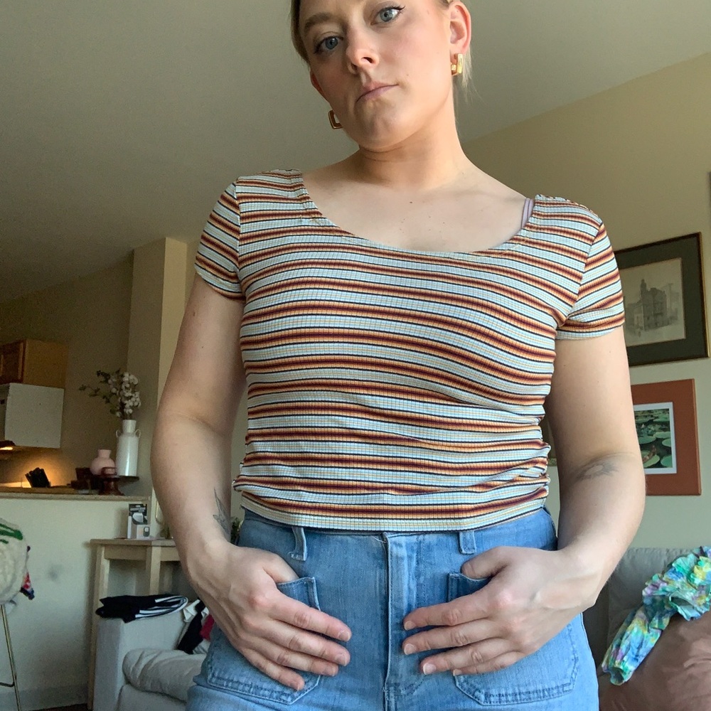 Striped Reversible Tee
